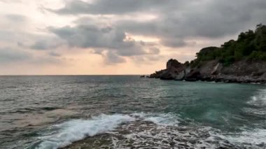 Muhteşem deniz kayası dokusu