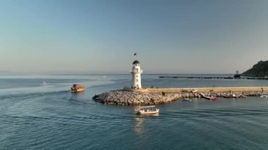Light House Aerial view 4K