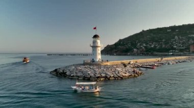 Light House Aerial view 4K