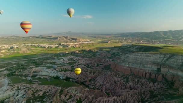Kota Kapadokia Yang Terkenal Turki — Stok Video