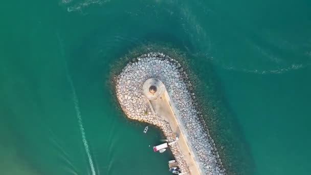 Light House Aerial View — Video Stock