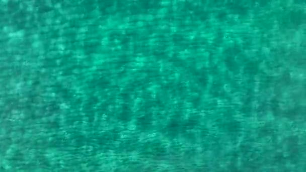 Потрясающая Лазурная Морская Текстура — стоковое видео
