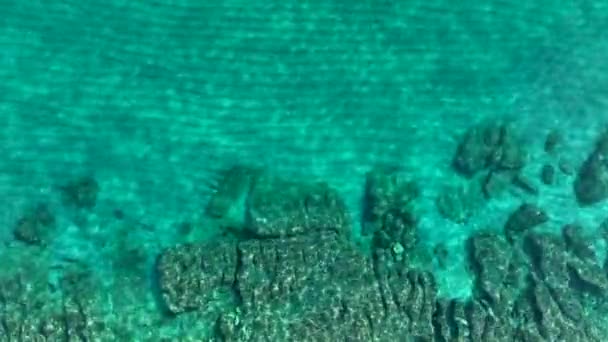Niesamowite Lazurowe Morze Tekstury — Wideo stockowe