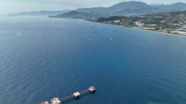 Deniz manzaralı gaz tankeri 4 K Türkiye Alanya