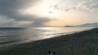 Kayalık plajın dokusu