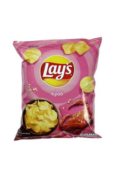 Kharkov Ucrania Enero 2021 Varios Sabores Patatas Fritas Lay Pringles — Foto de Stock