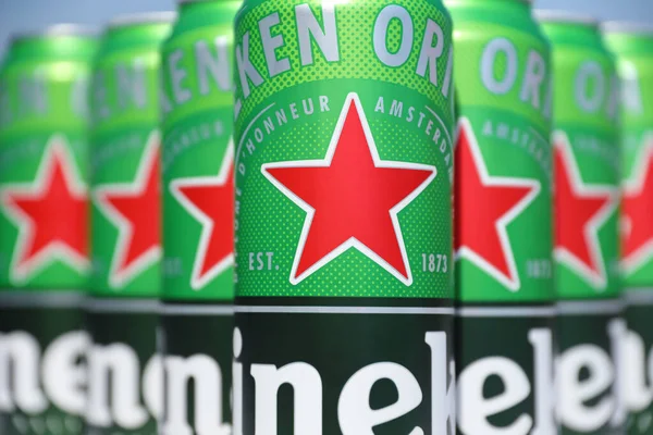 Kharkov Ukraine Temmuz 2021 Hollanda Bira Şirketi Heineken Tarafından Üretilen — Stok fotoğraf