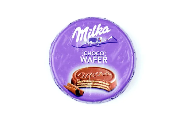 Kharkov Ukraine Juli 2021 Milka Schokoladenprodukt Mit Klassischer Lila Verpackung — Stockfoto