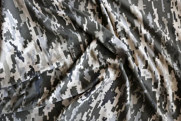 우크라이나 위장복이야 모양의 패턴의 입는다 우크라이나 헌병의 군복을 — 스톡 사진