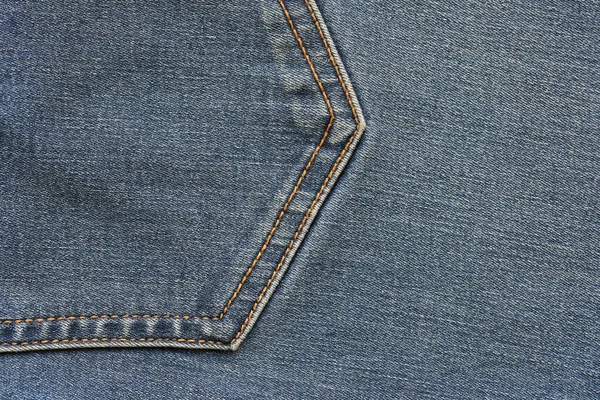 Detaljerad Abstrakt Textur Mörkblå Denimduk Bakgrundsbild Gamla Begagnade Jeansbyxor Tyg — Stockfoto