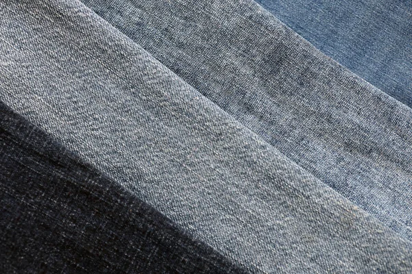 Struttura Astratta Dettagliata Tessuto Denim Blu Scuro Immagine Sfondo Del — Foto Stock