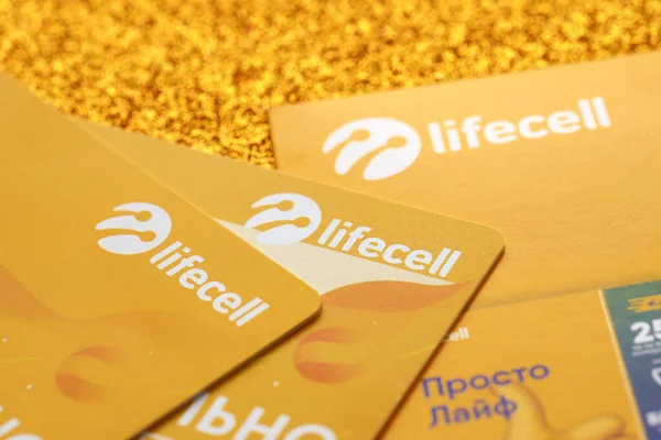 Ternopil Ukraine Липня 2022 Lifecell New Sim Card Free Contract — стокове фото