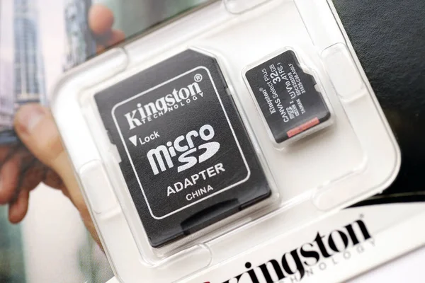 Ternopil Ukraine July 2022 Kingston Micro 32Gb Canvas Select Memory — Foto Stock