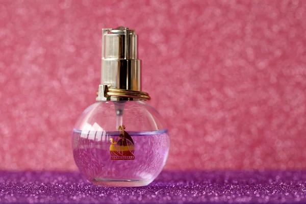 Ternopil Ukraine September 2022 Lanvin Eclat Darpege Perfume Bottle Shiny — Foto Stock