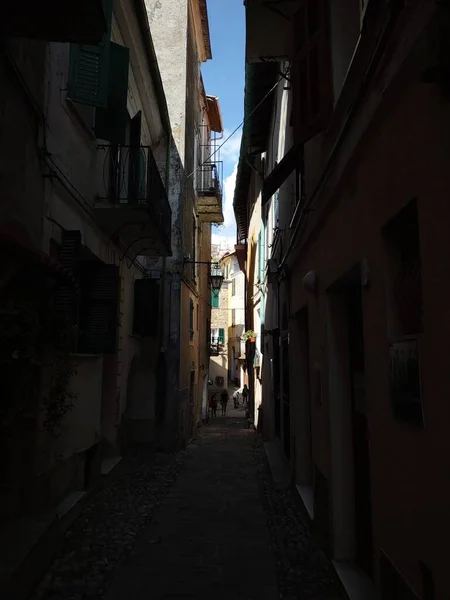 Middelalderlige Landsby Klamrer Landsby Perinaldo Ligurisk Riviera Italien - Stock-foto
