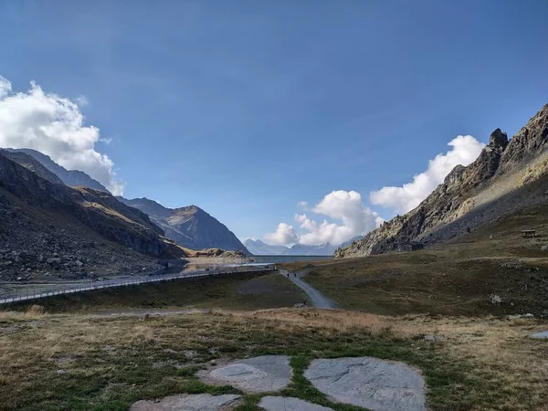 Monterosa Massief Met Bossen Dieren Alpen — Stockfoto