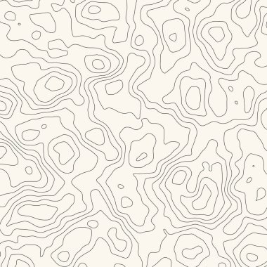 Topografik harita arkaplanı. Coğrafi soyut şebeke. Vektör Resmi