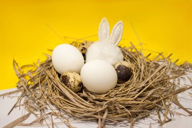 Yuvadaki paskalya yumurtaları