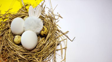 Yuvadaki paskalya yumurtaları
