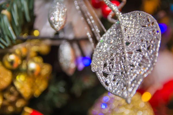 Fundo Imagem Bolas Natal Brinquedos Decorações Para Ano Novo Natal — Fotografia de Stock