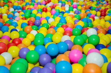 Arkaplan, farklı renk topları.