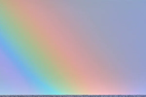 Regenbogen Horizont Des Issyk Kul Sees — Stockfoto
