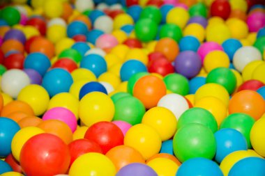 Arkaplan, farklı renk topları.