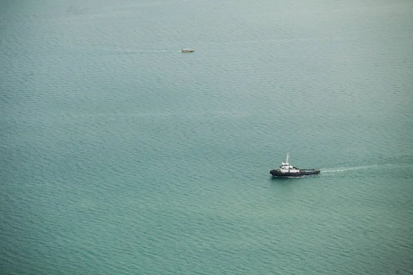 Luftaufnahme Von Booten Meer Brasilien — Stockfoto