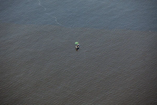 Luftaufnahme Von Booten Meer Brasilien — Stockfoto