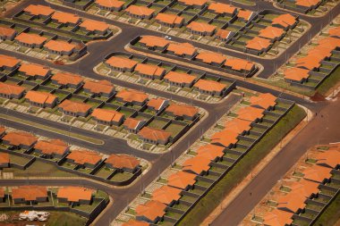 SAO PAULO BRAZİL ŞEHRİ AERİAL Tiete Nehri. İzle. Yüksek kalite fotoğraf