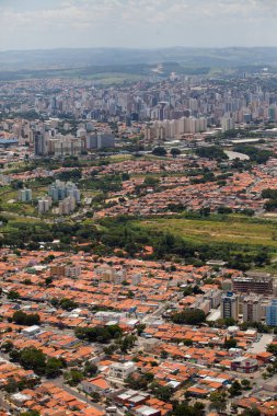 SAO PAULO BRAZİL ŞEHRİ AERİAL VİEW. Yüksek kalite fotoğraf