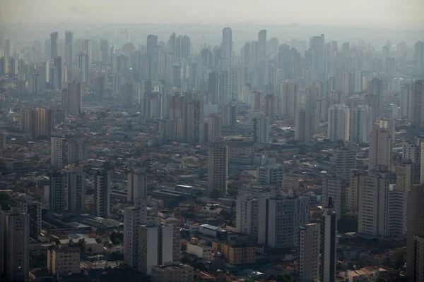 Sao Paulo Brazil City Aerial View High Quality Photo — Stock Photo, Image