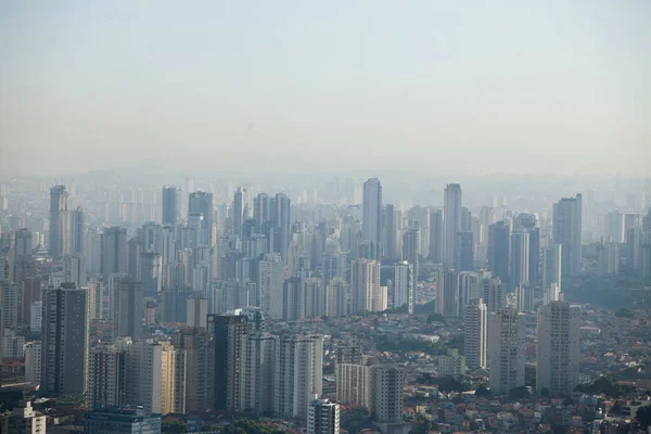 Sao Paulo Brazil City Aerial View High Quality Photo — Stock Photo, Image