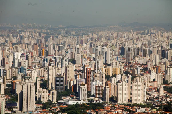 Sao Paulo Brasil Ciudad Vista Aerial Foto Alta Calidad —  Fotos de Stock