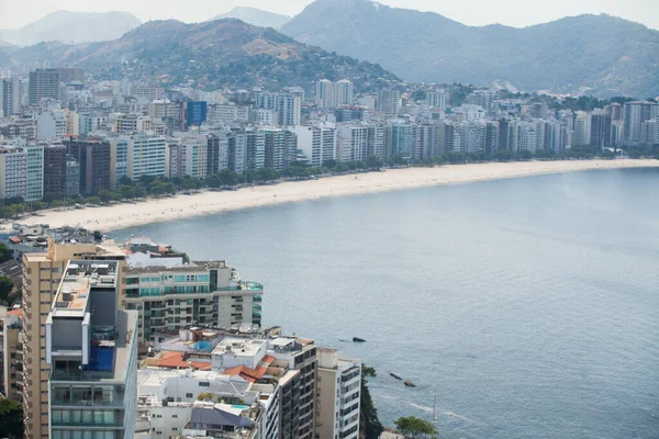 Luchtfoto Van Stranden Rio Janeiro Zuidoostelijke Regio Van Brazilië — Stockfoto