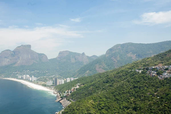 Aerial View Beaches Rio Janeiro Southeast Region Brazil — Stock Photo, Image