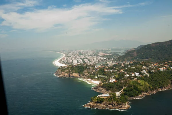 Légi Kilátás Strandok Rio Janeiro Délkeleti Régió Brazília — Stock Fotó