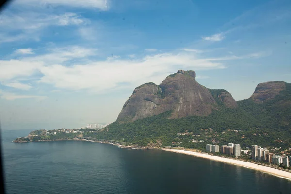 Légi Kilátás Strandok Rio Janeiro Délkeleti Régió Brazília — Stock Fotó