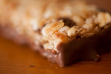 Çikolata ve parçalar. Hala ayrıntı. Yüksek kalite fotokopi çubukları ve parçalar. 