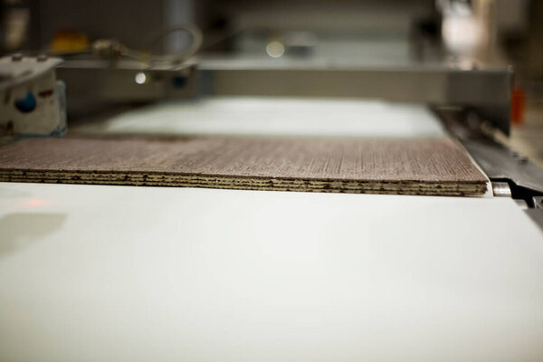 Chocolate production factory - production line. High quality photoChocolate production factory - production line