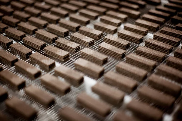 Fábrica Producción Chocolate Línea Producción Fábrica Producción Fotochocolate Alta Calidad — Foto de Stock