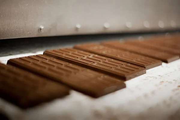 Usine Production Chocolat Ligne Production Usine Production Photochocolate Haute Qualité — Photo