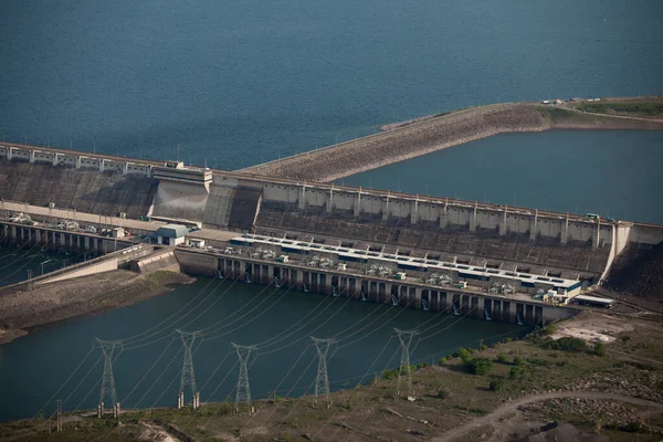 Água Central Hidroeléctrica Foto Alta Qualidade — Fotografia de Stock