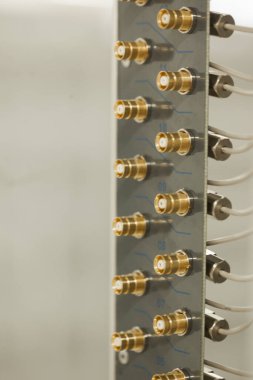 Endüstriyel Elektrik Hatları ve Yüksek Voltaj Hatları. Yüksek kalite fotoğraf