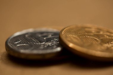 Bozuk paralar gerçek Brezilya para birimi reais