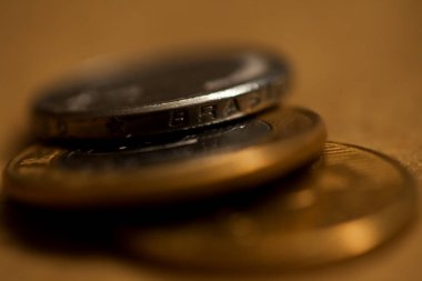 Bozuk paralar gerçek Brezilya para birimi reais