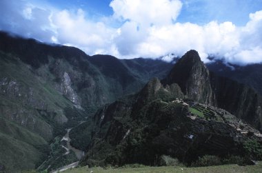Machu Picchu, And Dağları 'nın kayıp şehri, Cusco, Peru. Yüksek kalite fotoğraf Yeni 7 harika - Eski kalıntılar. 