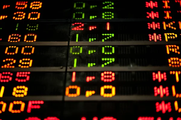 Gerçek canlı borsa borsa borsa sergi paneli. Yüksek kalite fotoğraf