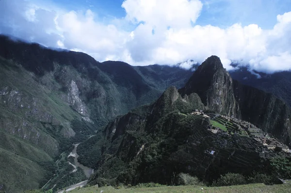 Machu Picchu Dağları Nın Kayıp Şehri Cusco Peru Yüksek Kalite — Stok fotoğraf