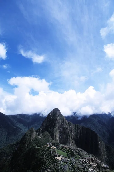 Machu Picchu Verloren Stad Van Andes Cusco Peru Hoge Kwaliteit — Stockfoto
